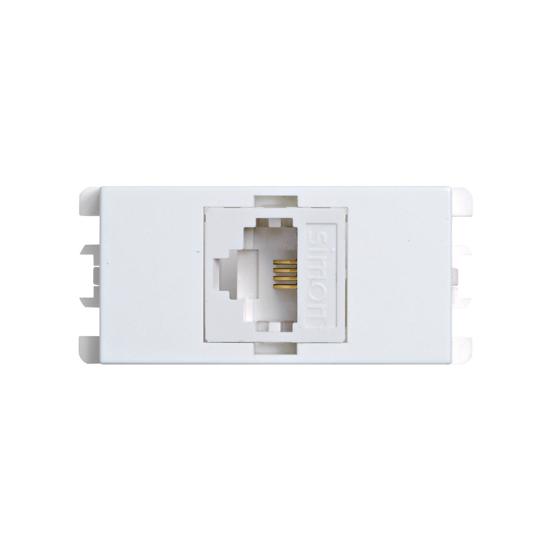 SIMON TOMA TELEFONO 4 HILOS RJ11 BLANCO Ace Hardware México