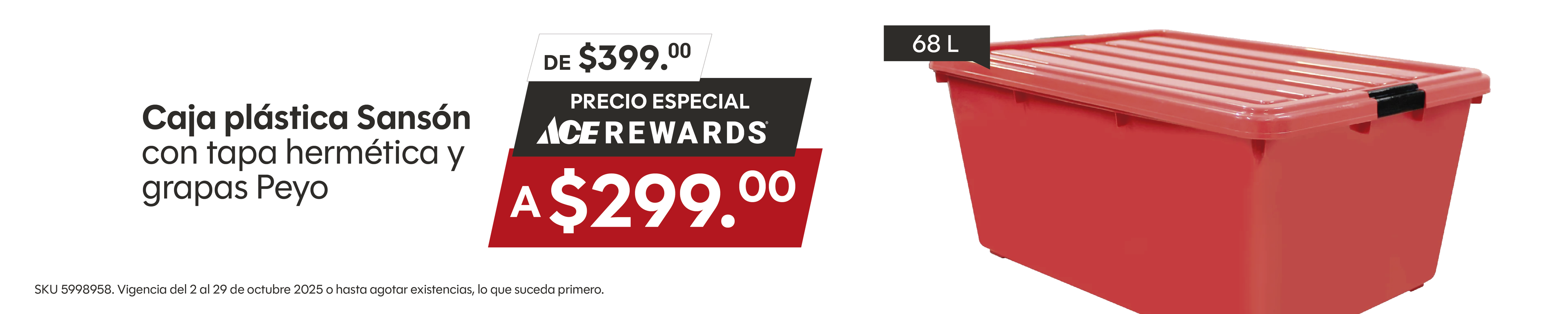 promo_CAJA SANSON 299/SOLUCION ORGANIZACIÓN