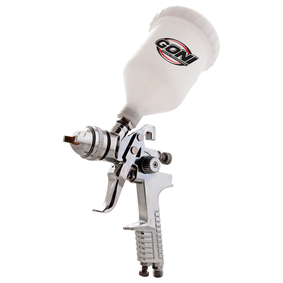 GONI PISTOLA DE GRAVEDAD 3 REGULADORES CON VASO 600 ML