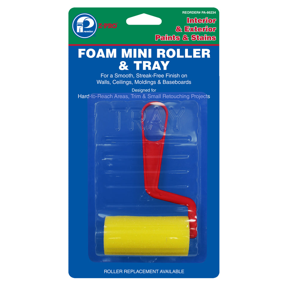 PREMIER MINI RODILLO DE 3PULG CON CHAROLA