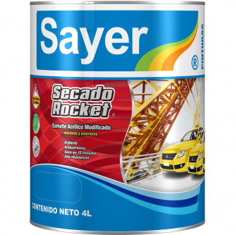 SAYER SECADO ROCKET GRIS PERLA 4L