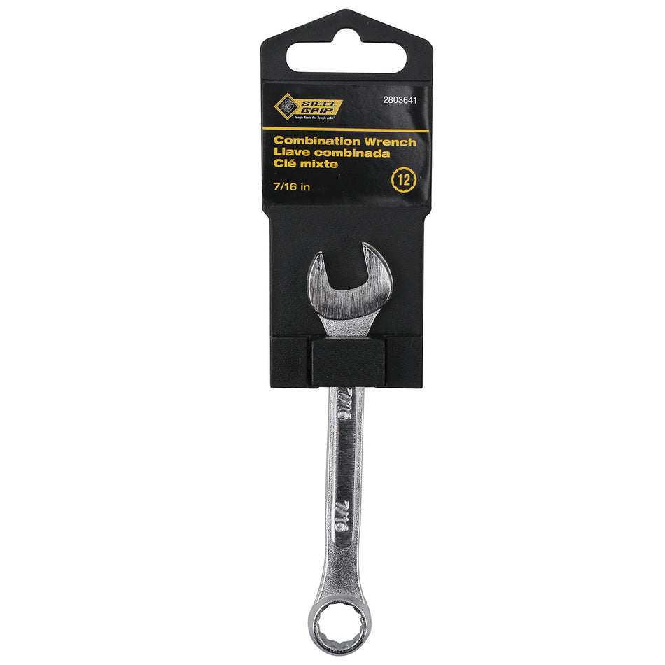 ACE LLAVE COMBINADA MANGO METALICO 7/16IN