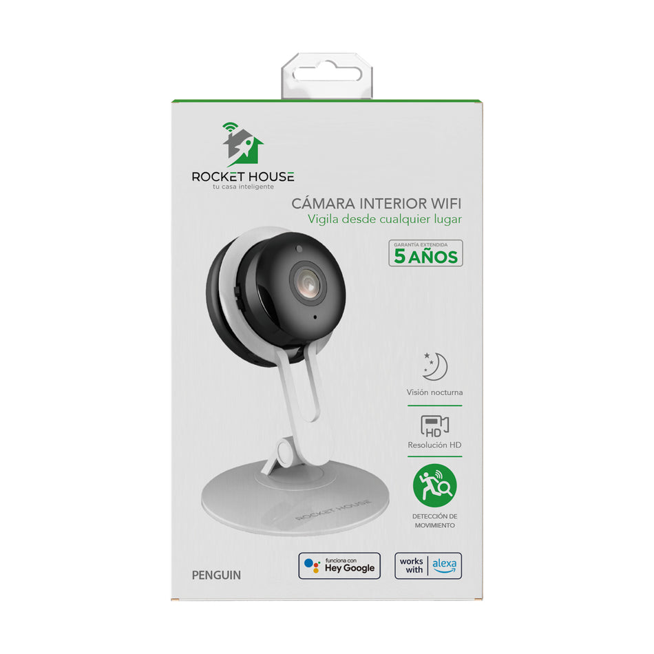 ROCKET HOUSE CAMARA INTERIOR WIFI PENGUIN