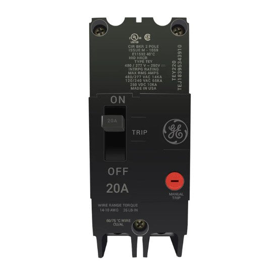 ABB INT. TERMOMAGNETICO 480/277V 2P 20A