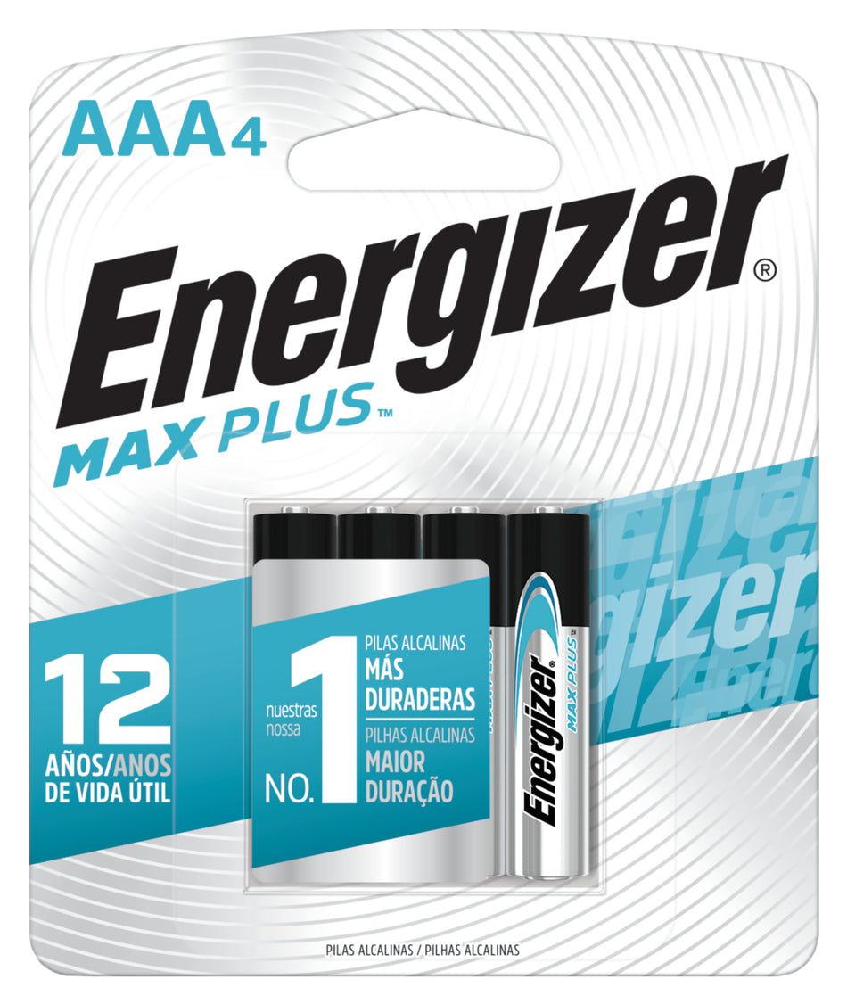 ENERGIZER MAX PLUS AAA PILA 4PACK