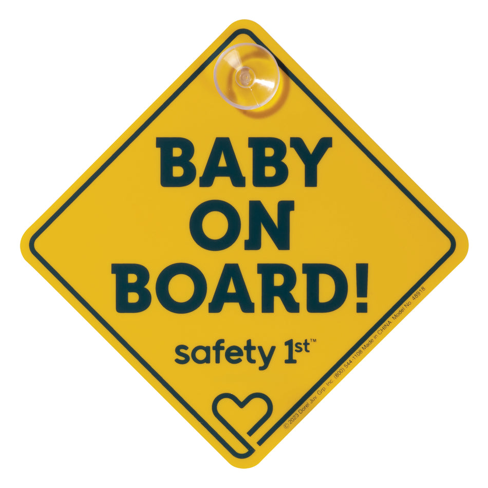 SAFETY 1ST SENAL BEBE A BORDO AMARILLO 1 PIEZA