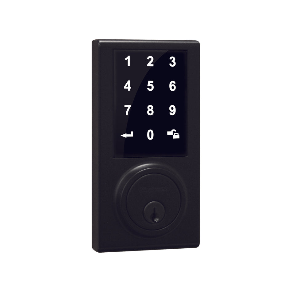 KWIKSET CERROJO ELECTRONICO 275 NEGRO MATE