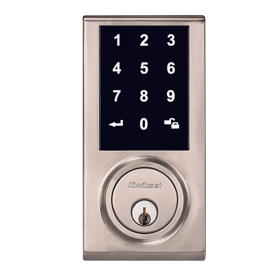 KWIKSET CERROJO ELECTRONICO SERIES 275 NIQUEL SATIN