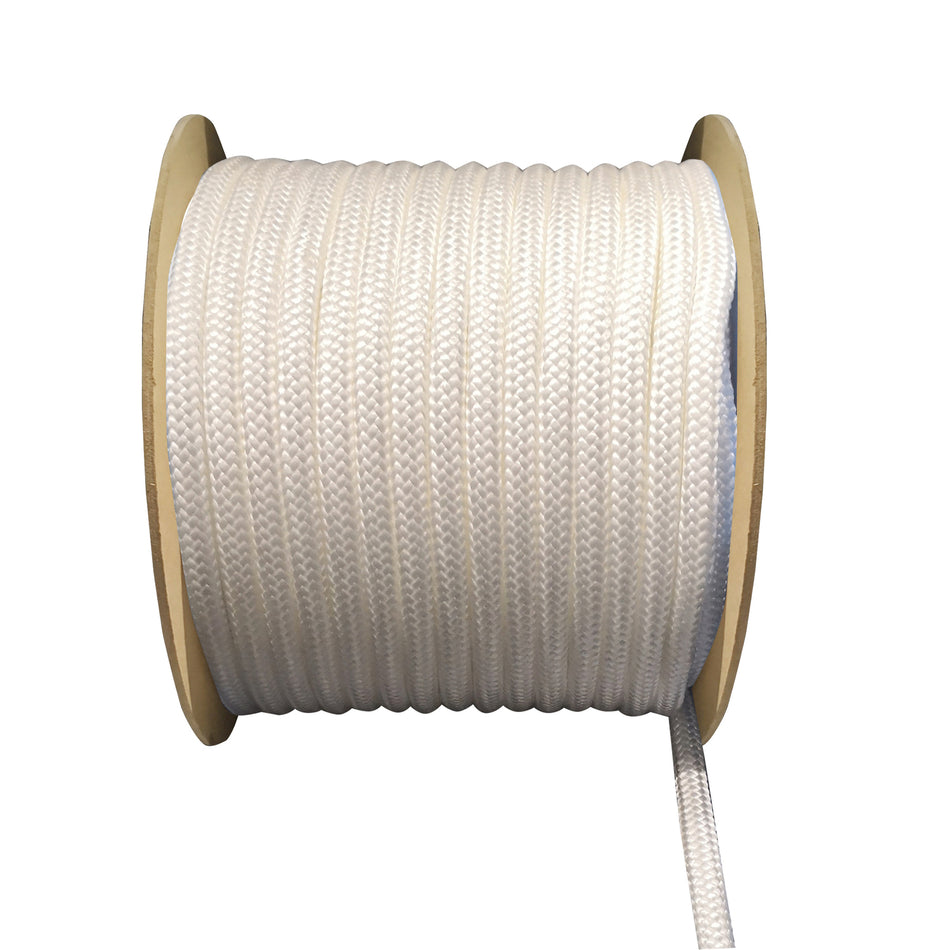 ACE CUERDA DE NAILON DOBLE TORCIDA BLANCA DE 3/8 DE PULGADA X 540 PIES (0.94 CM X 164 M)