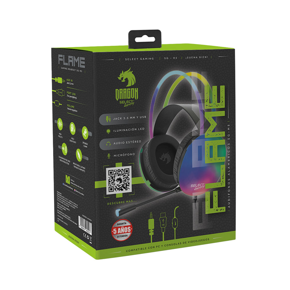 DRAGON AUDIFONOS GAMING FLAME