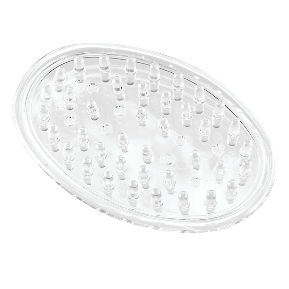 IDESIGN JABONERA OVAL TRANSPARENTE