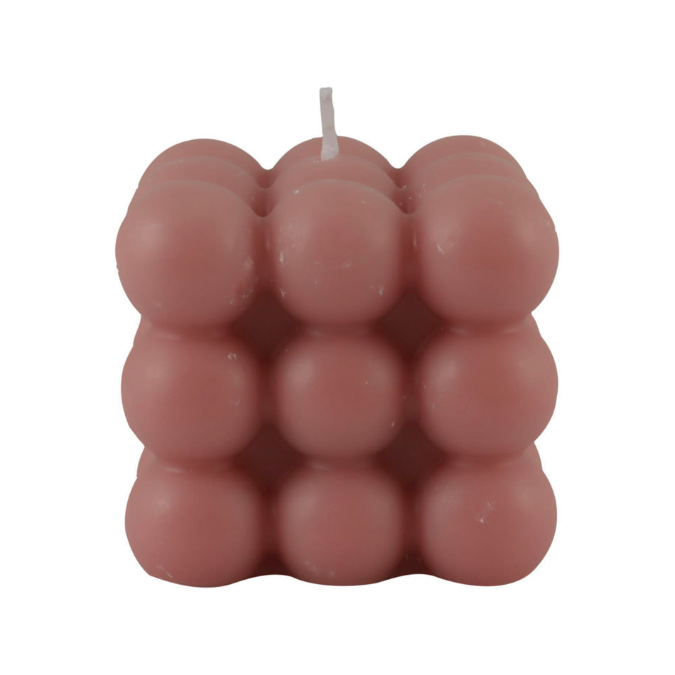 CONCEPTS LIFE VELA CUBO BURBUJA CORAL 6.2X6.2X5.9CM
