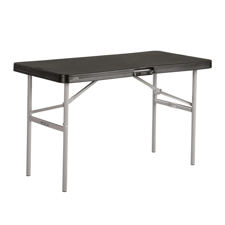 LIFETIME  MESA RECTANGULAR DE 1.22M TIPO TABLON NEGRA