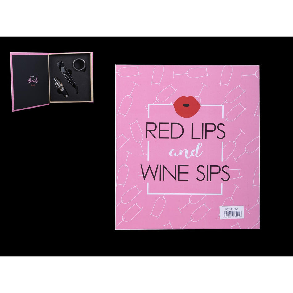 CONCEPTS LIFE  ACCESORIOS PARA VINO RED LIPS