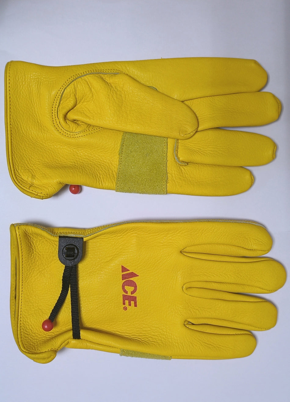 GUANTES DE CUERO ACE CONDUCTOR SADDLETAN M