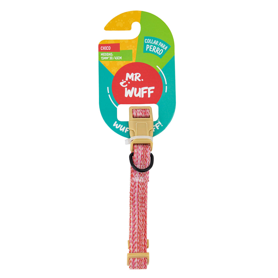MR WUFF COLLAR PARA PERRO ROSA GRANDE 70CM