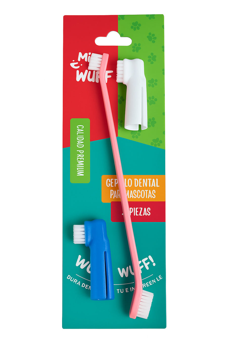 MR WUFF CEPILLO DE DIENTES MAS DEDALES