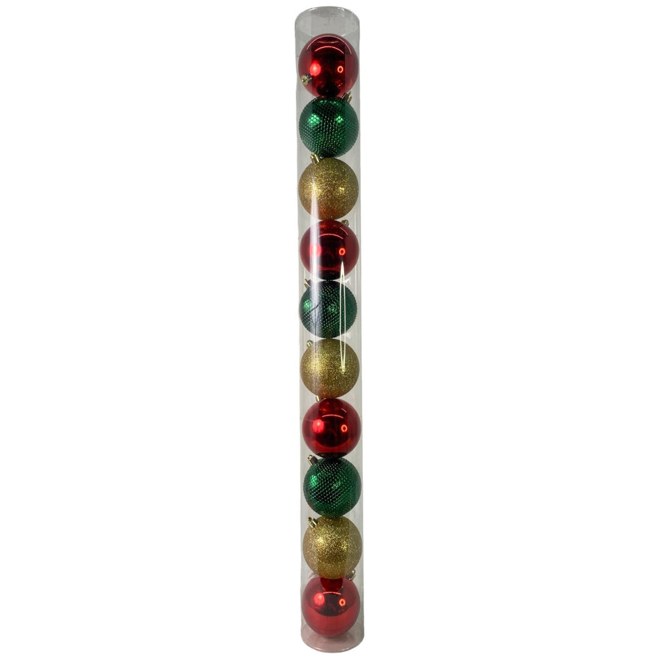 SANTINI JUEGO DE BOLAS DECORATIVAS 100MM 10PZ 0ML 8