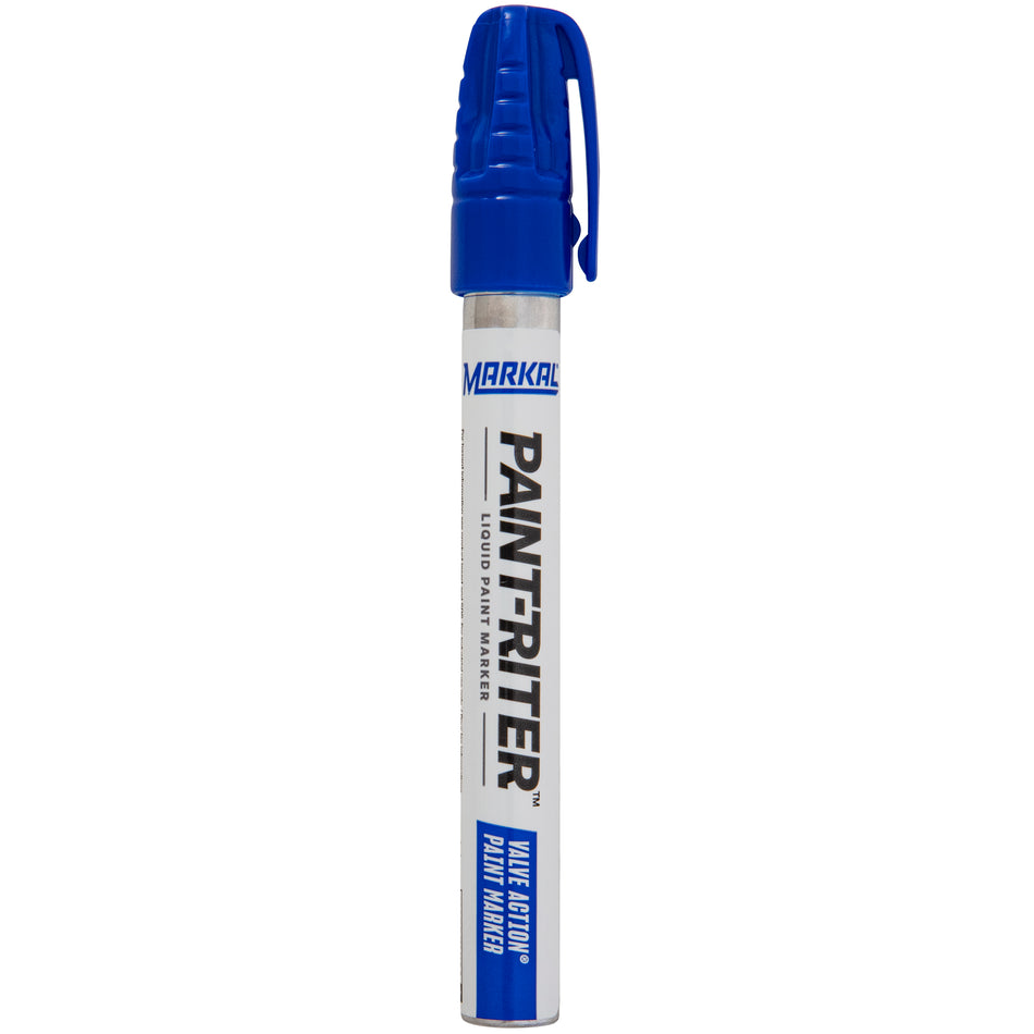 MARKAL MARCADOR DE PINTURA LIQUIDA PAINT-RITER VALVE ACTION COLOR AZUL