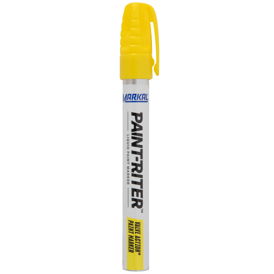 MARKAL MARCADOR DE PINTURA LIQUIDA PAINT-RITER VALVE ACTION COLOR AMARILLO