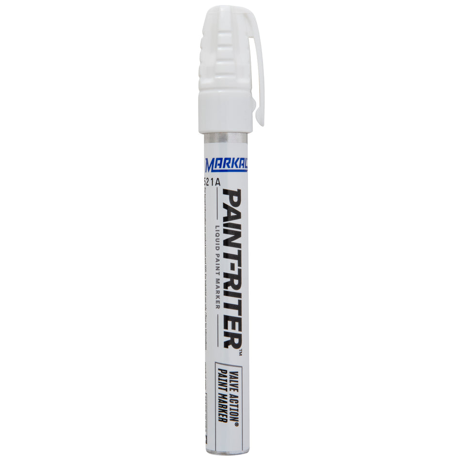 MARKAL MARCADOR DE PINTURA LIQUIDA PAINT-RITER VALVE ACTION COLOR BLANCO