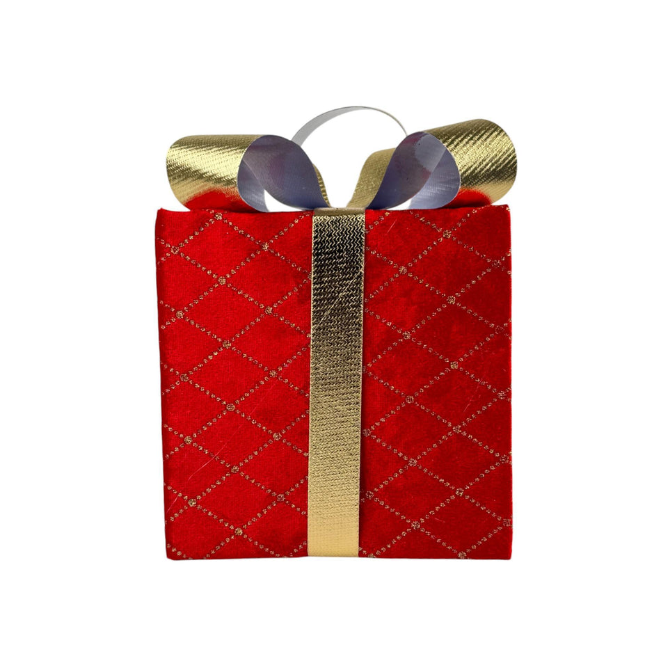 SANTINI CAJA D/REGALO 10X10X11CM DORADO