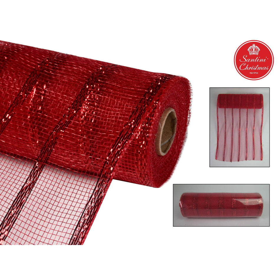 SANTINI MALLA 25X823 CM ROJO