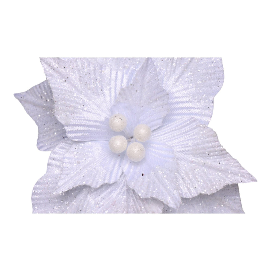SANTINI PONSETIA DECOR 23X23X25CM BLANCO