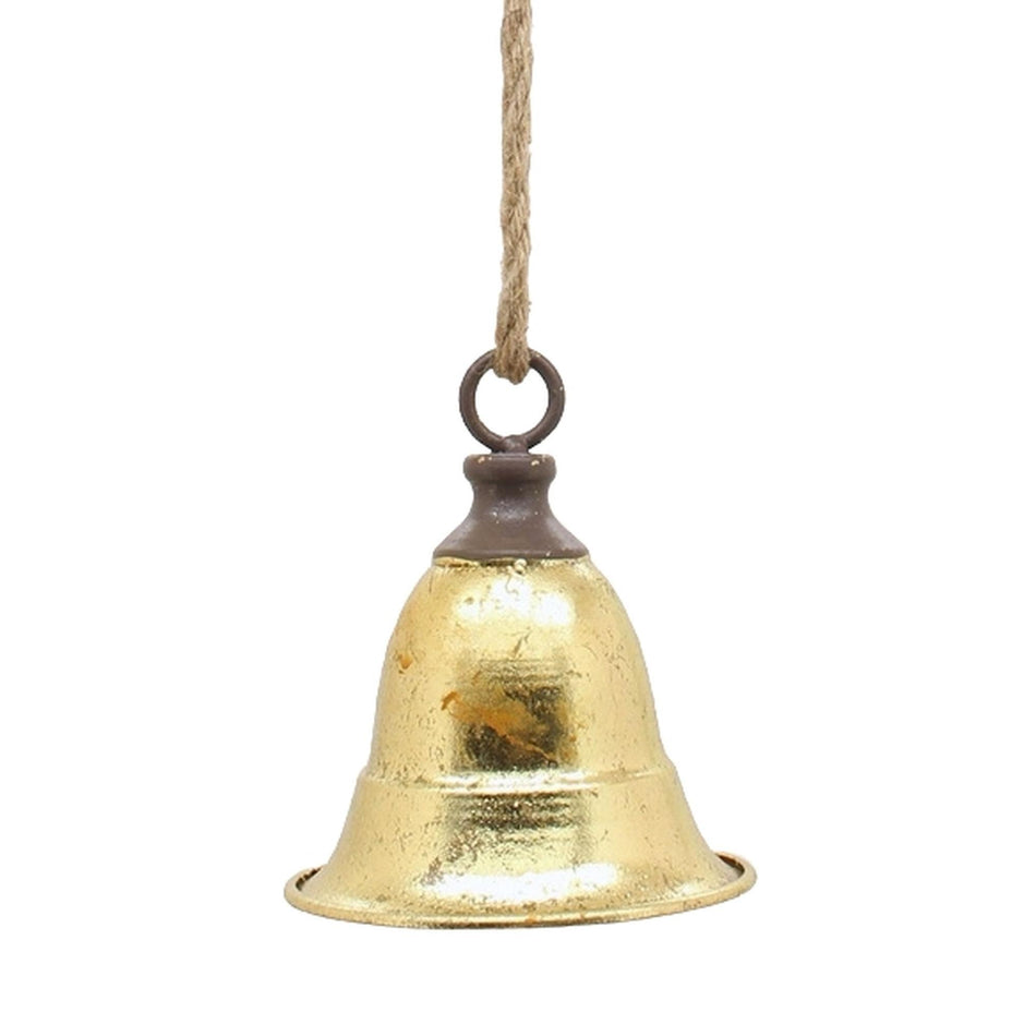 SANTINI CAMPANA DECOR 12X12X15.2CM GOLDEN