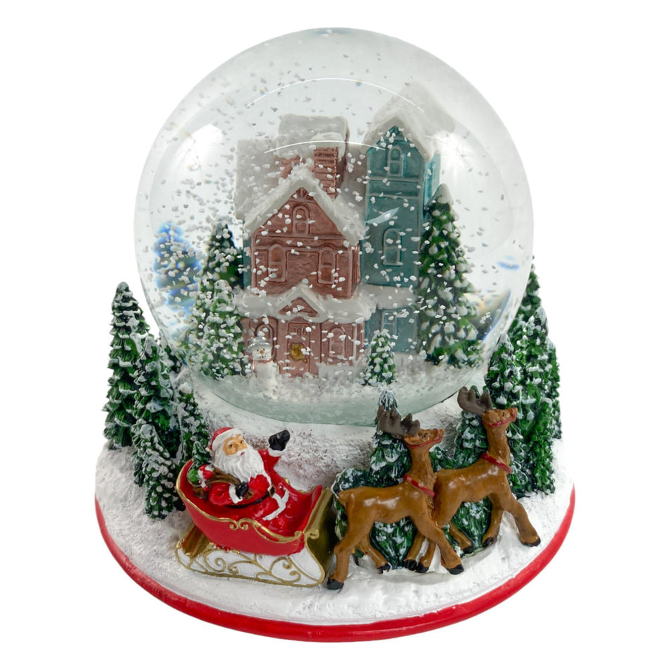 SANTINI BOLA D/NIEVE S/MUS 13.1X13.1X13CM VERDE