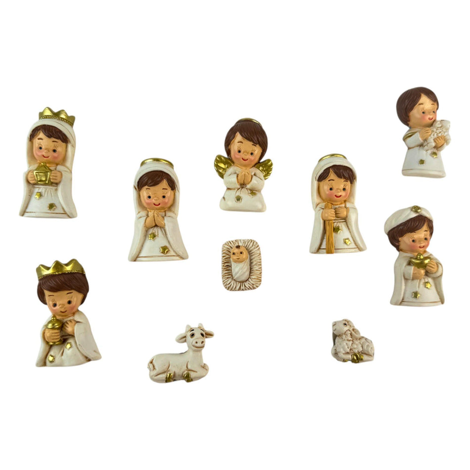SANTINI JG IMÁN PESEBRE 10PZ 3X1X4.5CM MULTICOLOR