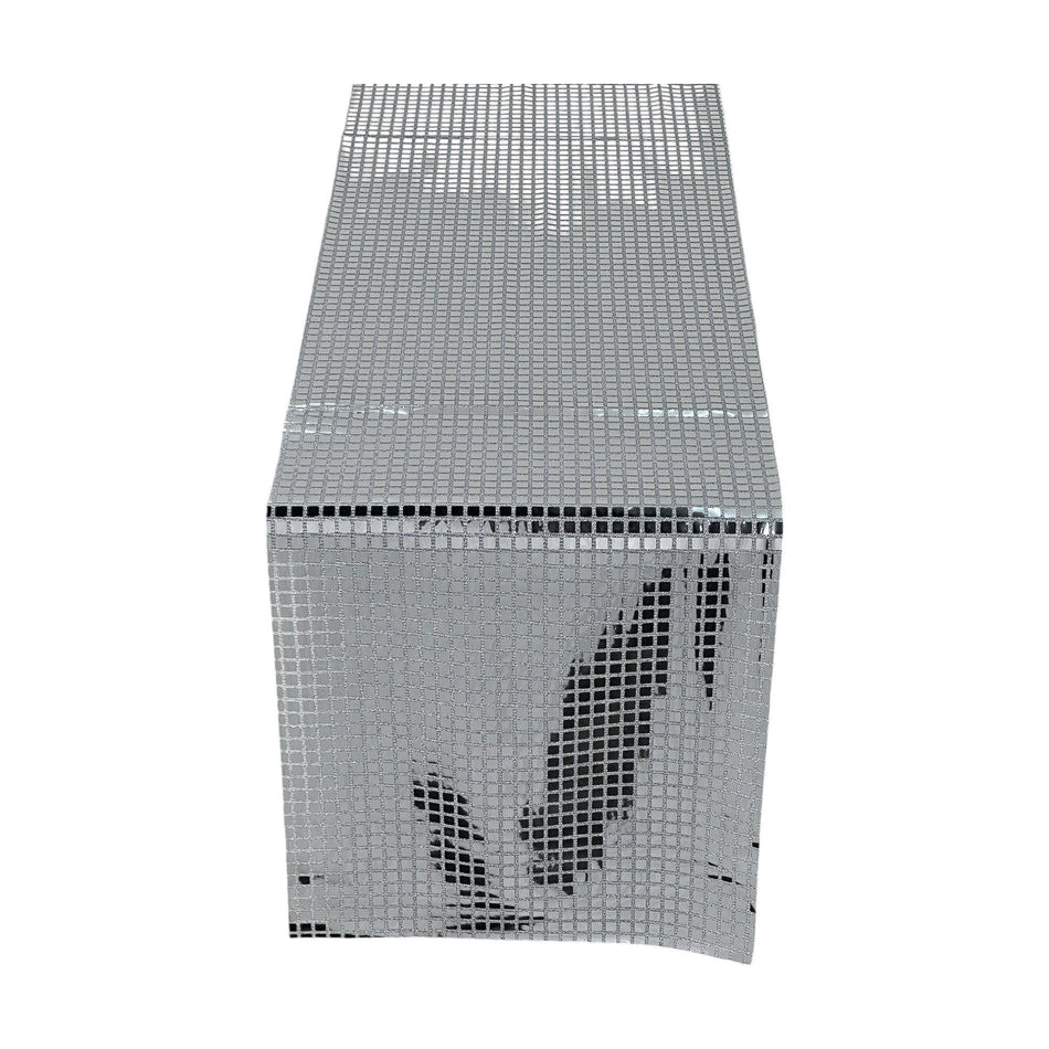 SANTINI CAMINO D/MESA 180X30X0.30CM SILVER