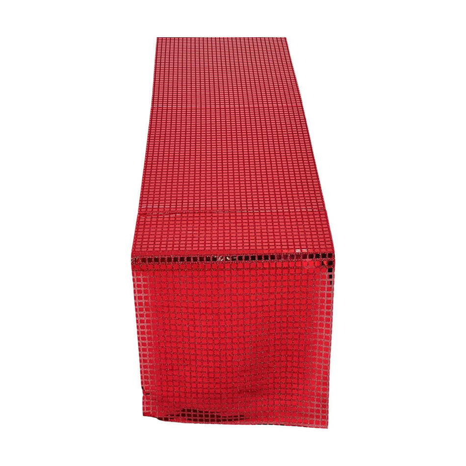 SANTINI CAMINO D/MESA 180X30X0.30CM ROJO
