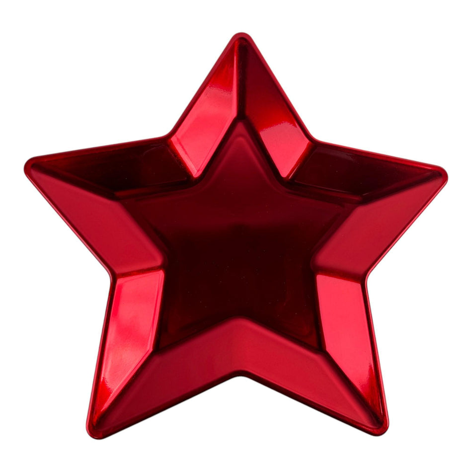 SANTINI PLATO DECOR 33X33X2.8CM ROJO