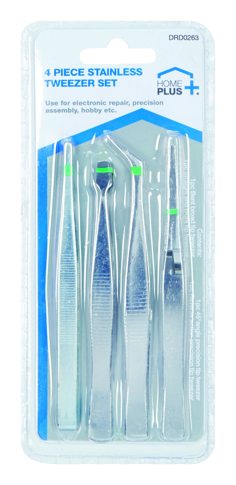 HOME PLUS PINZAS 4 PC