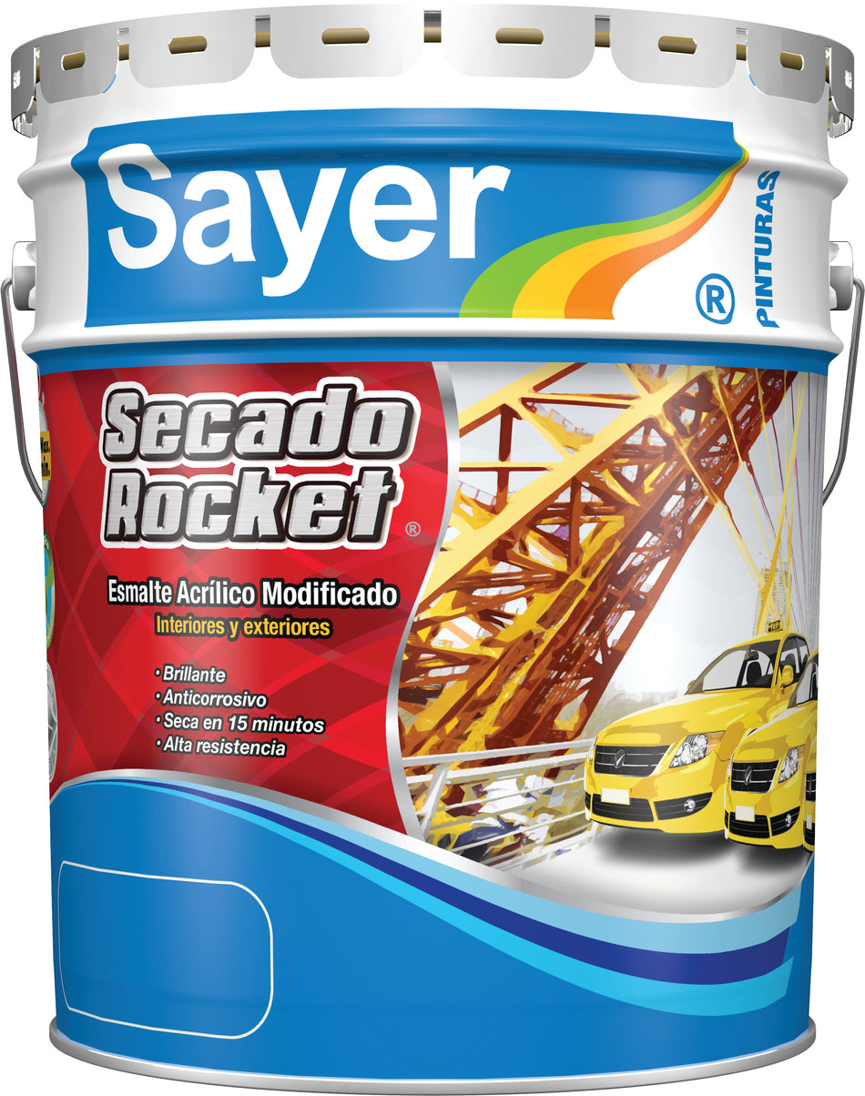 SAYER ESMALTE ROCKET AMARILLO SOL