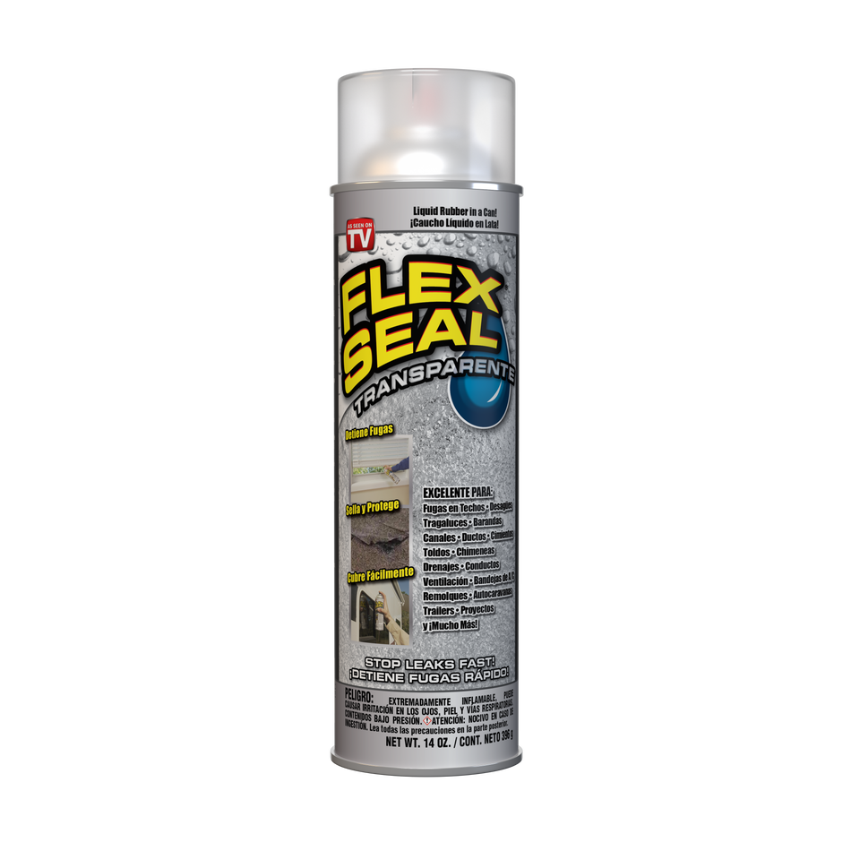 FLEX SEAL AEROSOL SELLADOR DE CAUCHO 396.9GR TRANSPARENTE