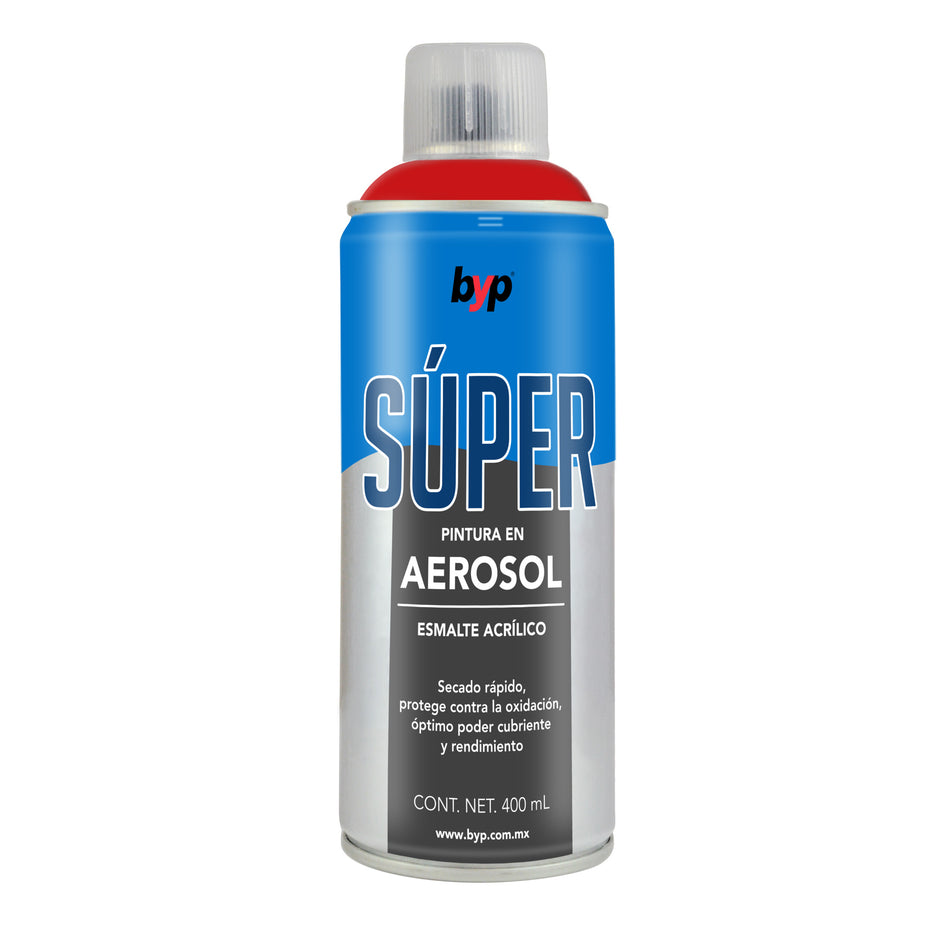 BYP SUPER AEROSOL ROJO BERMELLON 400ML