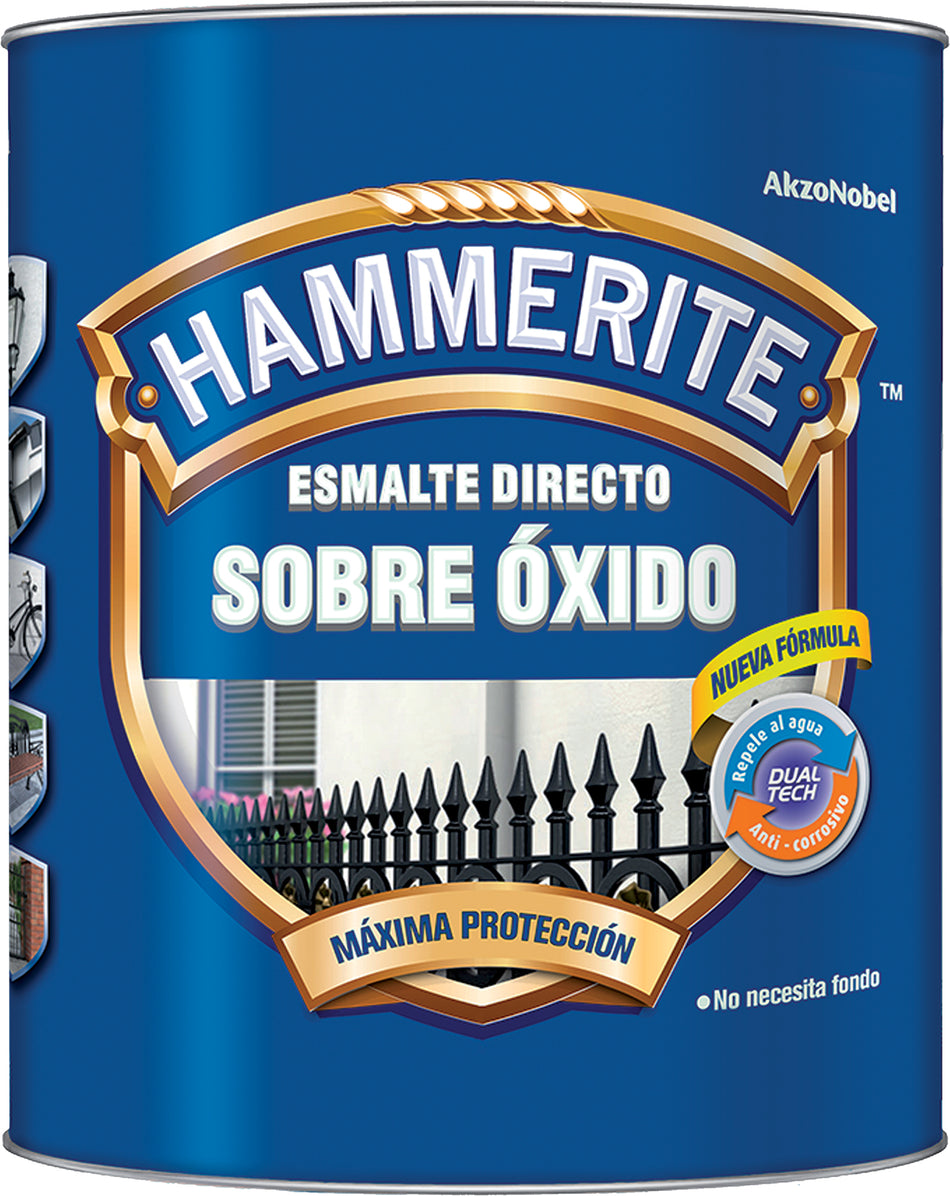 SAYER HAMMERITE NEGRO FORJA DIR/OXIDO (900 ML) 1L