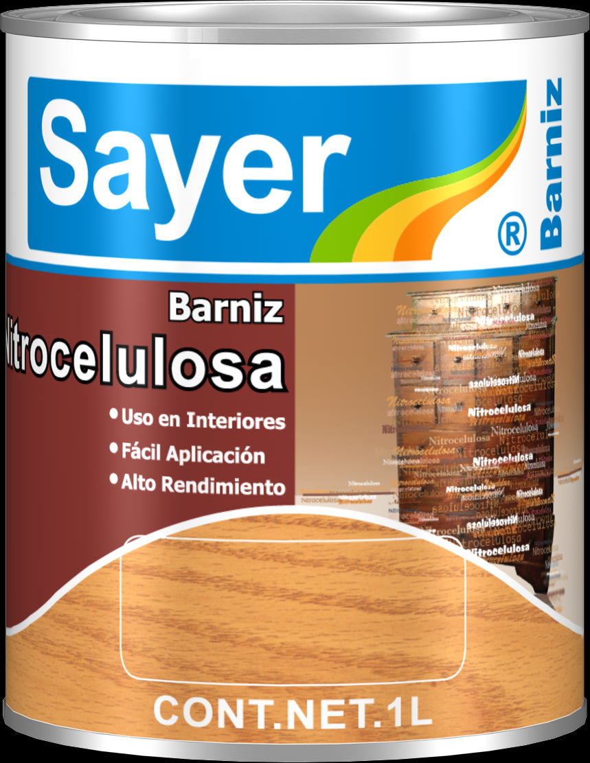 SAYER BARNIZ TRANSPARENTE ALTO BRILLO 1L