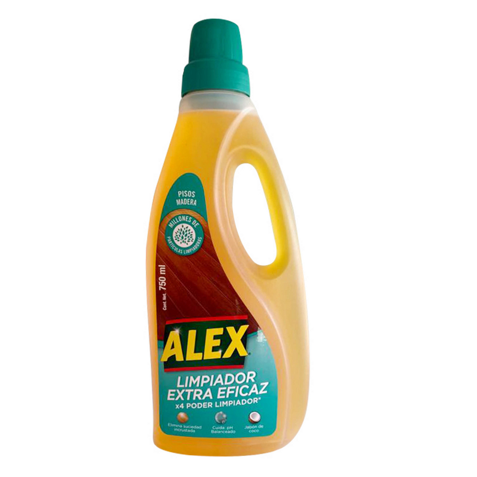 ALEX LIMPIADOR PARA PISOS DE MADERA AROMA COCO 750 ML