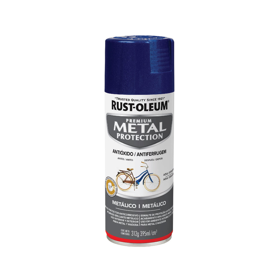 ESMALTE ANTICORROSIVO EN AEROSOL AZUL METALICO