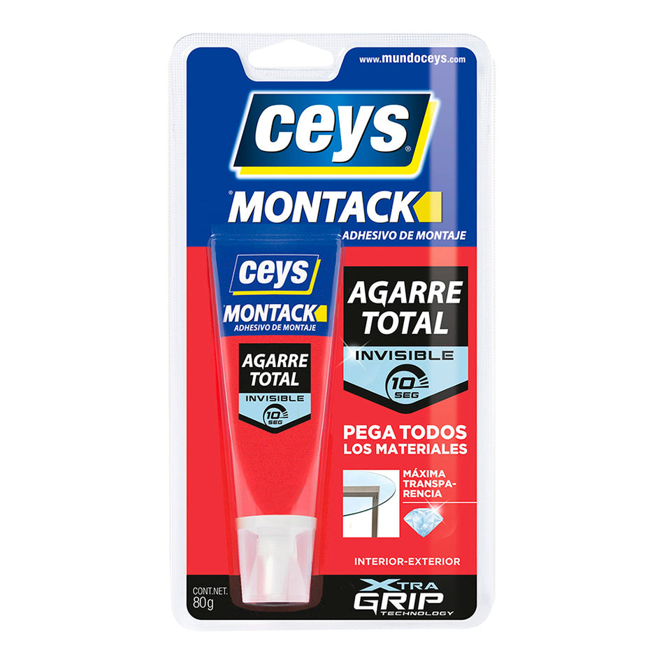 CEYS MONTACK AGARRE TOTAL 80 GR INVISIBLE