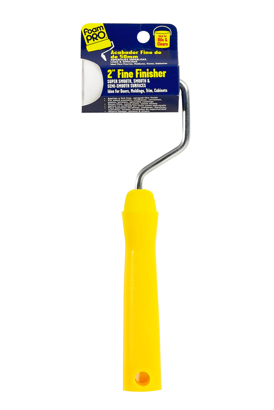 FOAM PRO RODILLO PARA SUPERFICIES SUPER LISAS LISAS Y SEMILISAS ACABADO FINO 2IN (5.08CM)
