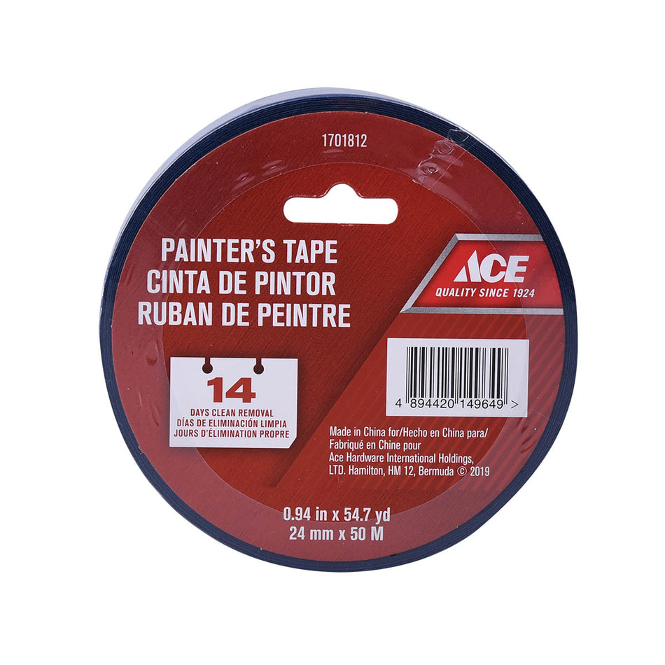 ACE CINTA DE PINTRORES AZUL 24MM X 50M