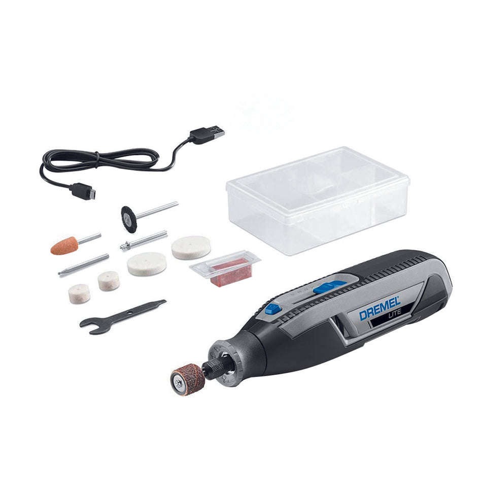 DREMEL LITE MOTOTOOL INALAMBRICA DE 4V MAX CON 10 ACCESORIOS