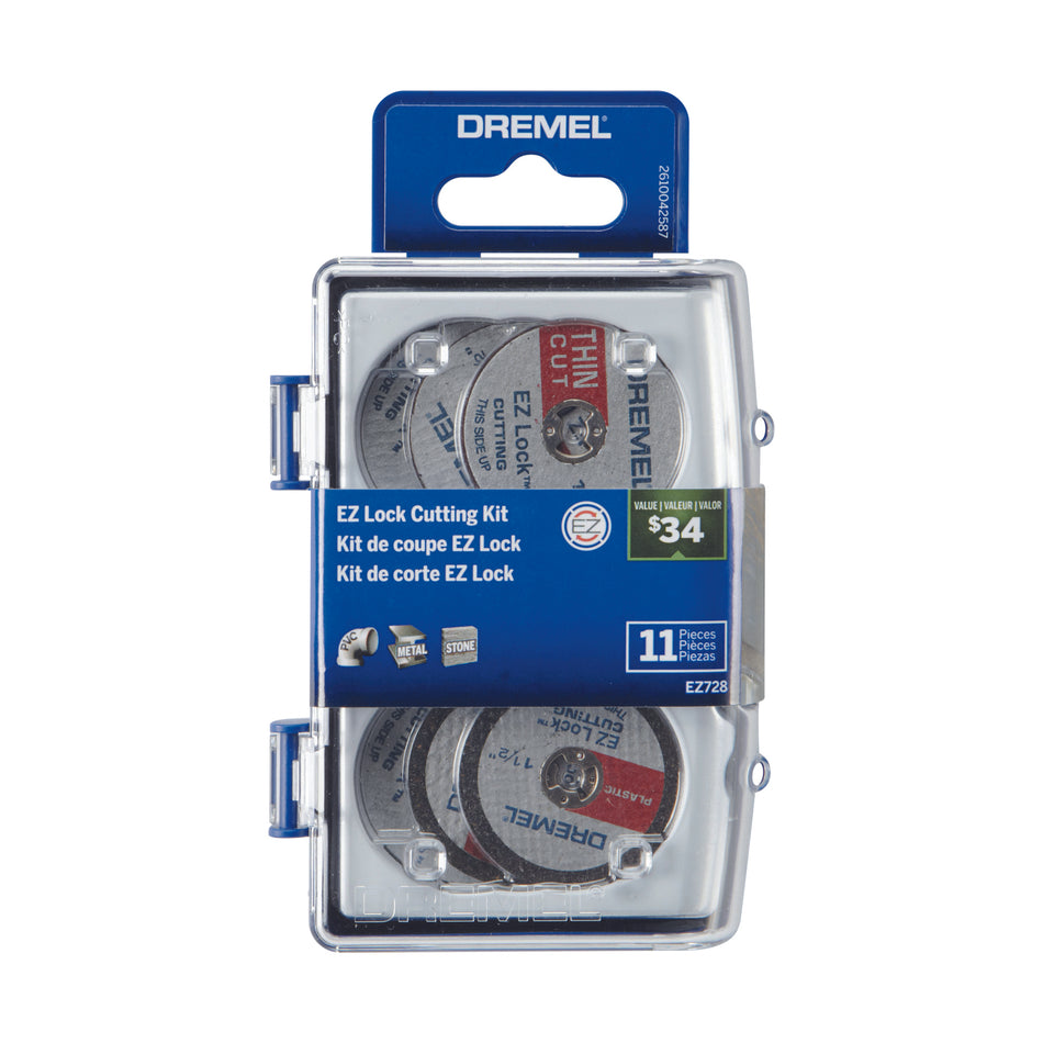 DREMEL KIT DE ACCESORIOS PARA CORTAR 11 PZAS MODELO EZ728