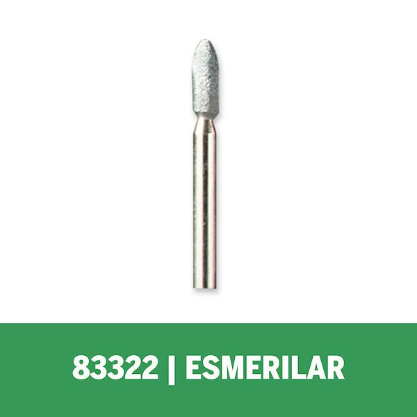 DREMEL PIEDRA CILINDRICO DE PUNTA REDONDADA DE ESMERILADO DE 3.2MM