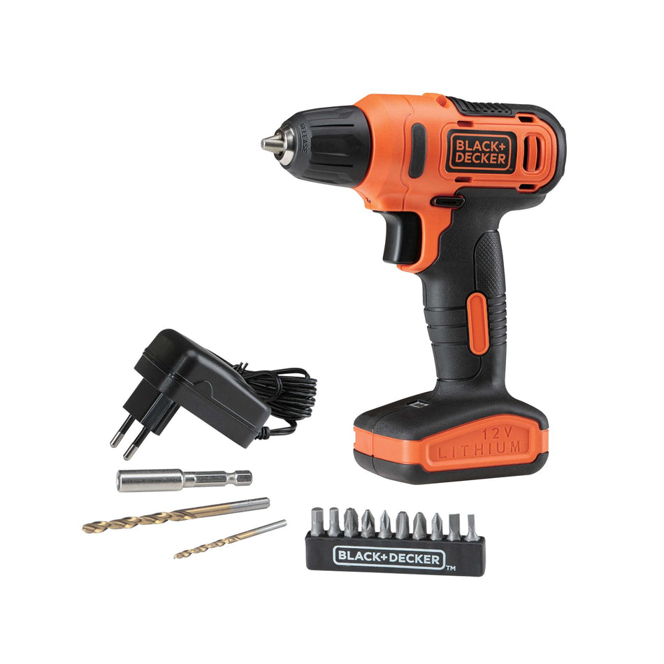 BD ATORNILLADOR 12V LI-ION BATERIA INTEGRADA MODELO LD12S-B3 CON ACCESORIOS