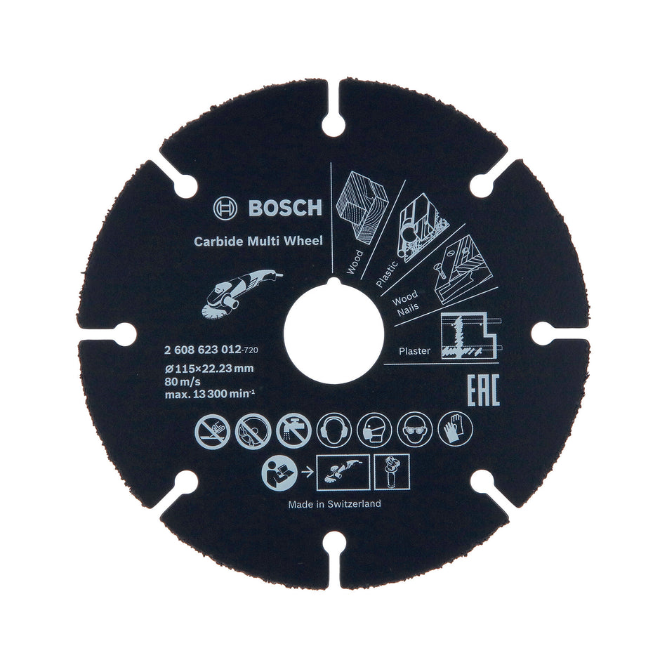 BOSCH DISCO DE AMOLADORA PARA MADERA MULTIWHEEL